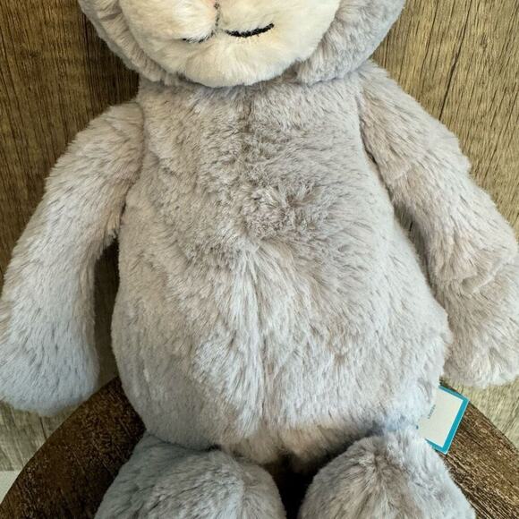 Jellycat Bashful Grey Kitty NEW! FAST SHIP Cat Plush Cat Lover Gift - Picture 3 of 7